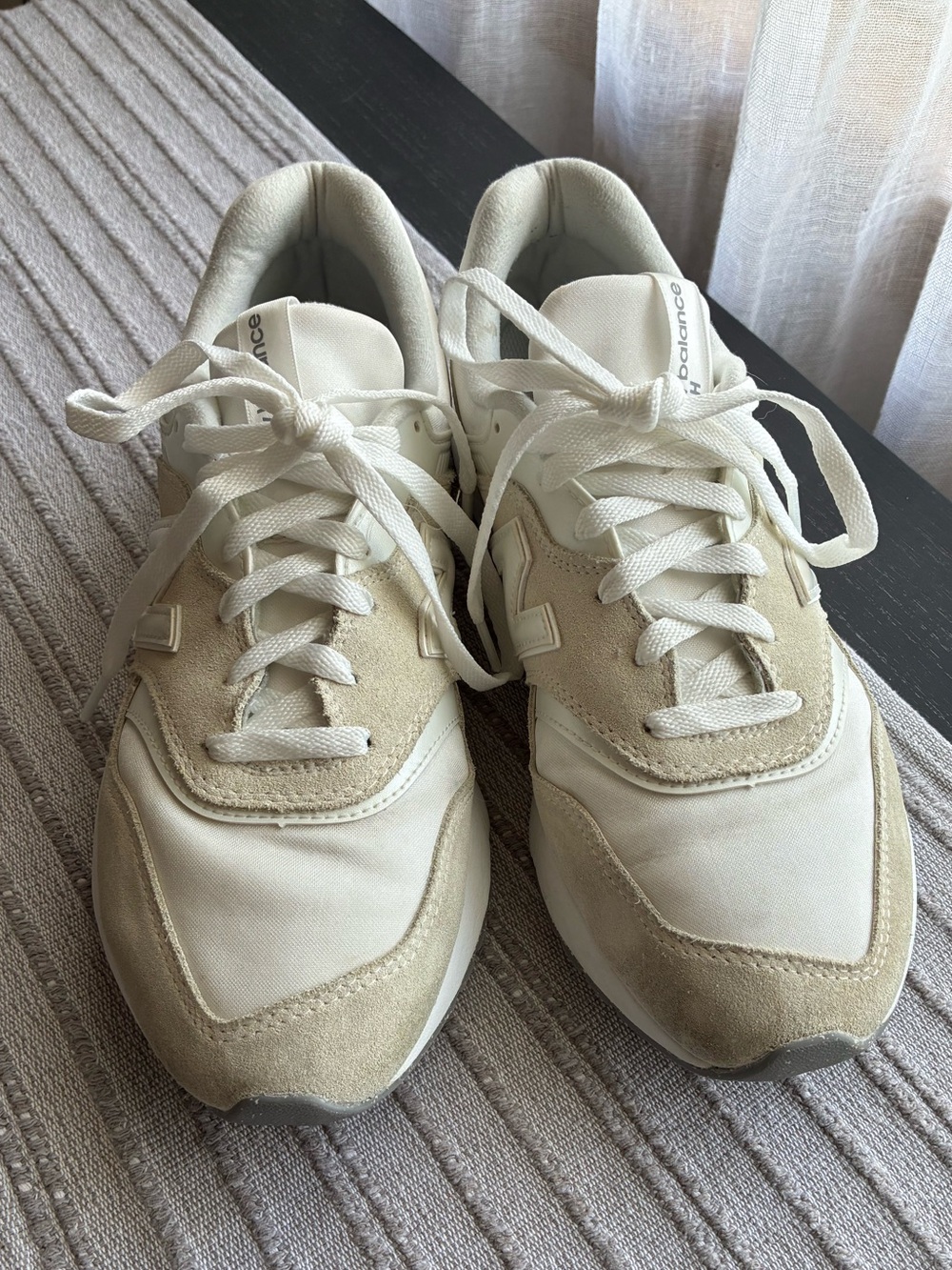New Balance 997H Neutral Beige & Off-White Suede Sneakers